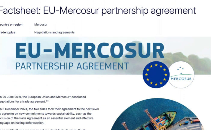 Mercosur, via libera dell'Ue all'accordo