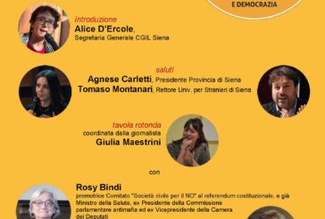 Referendum: iniziativa per il No con Bindi, Montanari, Sorrentino