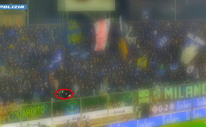 Petardo contro il portiere Audero in Cremonese-Inter, arrestato il responsabile