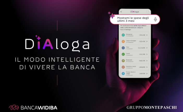 Widiba (Mps) lancia “DiAloga” home banking conversazionale