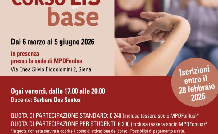 A Siena un corso per imparare la Lingua dei Segni italiana