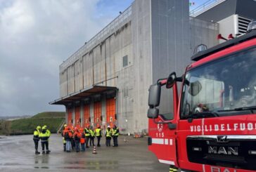 Esercitazione al termovalorizzatore di Foci a Poggibonsi