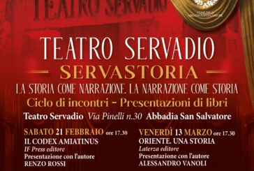 Al Teatro Servadio prende il via ServaStoria