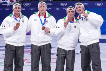 Bronzo nella staffetta maschile: Italia ancora sul podio nello short track