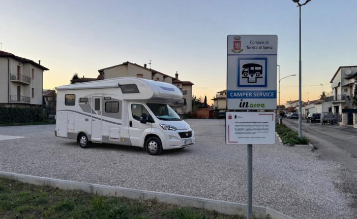 Torrita di Siena, ultimata la nuova area camper in via Arno