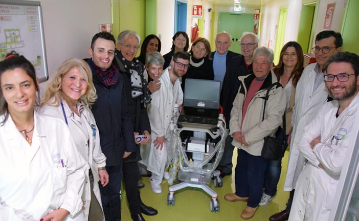 Alla Gastroenterologia ed endoscopia delle Scotte un moderno ecotomografo in dono