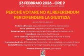“Perché votare NO al referendum Per difendere la giustizia”: iniziativa della Fiom Toscana