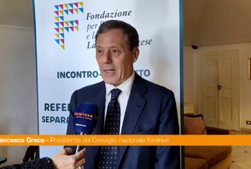 Referendum, Greco "Con vittoria del sì, giustizia diventerà più giusta"