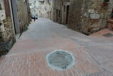San Gimignano: rinnovo degli ammattonati del centro storico