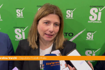 Referendum, Varchi "Vincerà il Sì, riforma restituirà rispetto a magistratura"