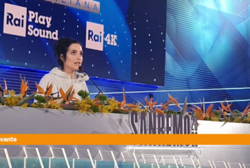 Sanremo, Levante "Con Gaia un bacio d'affetto, non una provocazione"