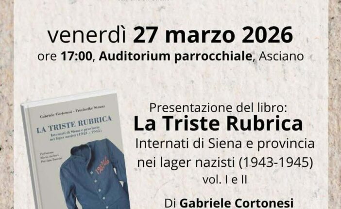 Ad Asciano un incontro dedicato alla memoria degli Internati Militari Italiani