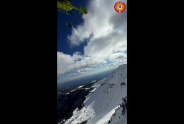 Escursionista scivola sul Terminillo, recuperato con l'elicottero: le immagini