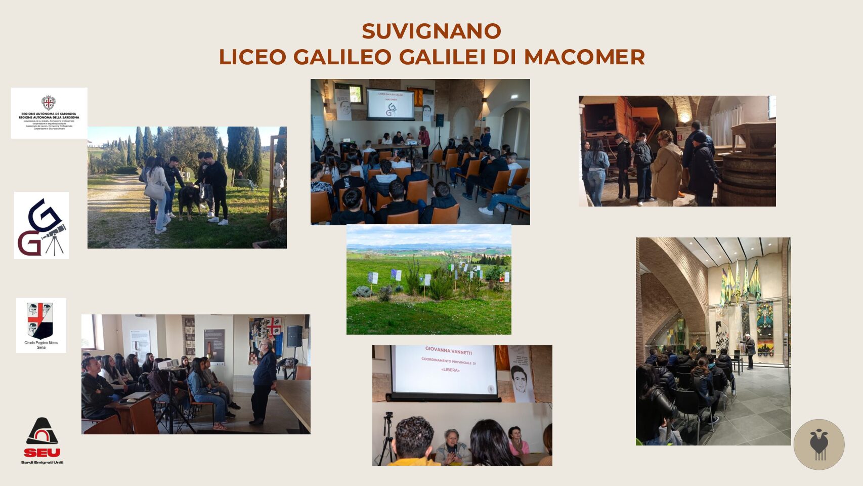 Gli studenti del Liceo Galilei di Macomer a Suvignano