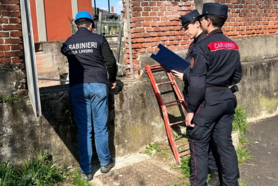 Controlli dei Carabinieri: sequestrato un cantiere, 3 denunce e lavori sospesi
