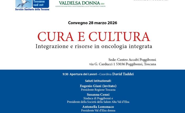 A Poggibonsi un convegno sull’oncologia integrata