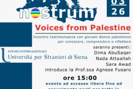 Al Roncalli “Voice from Palestine”: testimonianza e dialogo aperto alla cittadinanza