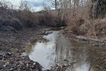 Manutenzione ordinaria sul fosso Quarta a Chiusdino