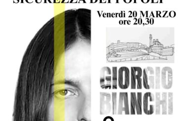 Sala gremita a Siena per la conferenza di Giorgio Bianchi