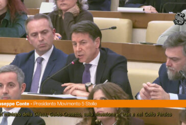 Conte "Il Governo chiarisca qual è la linea con gli Stati Uniti"