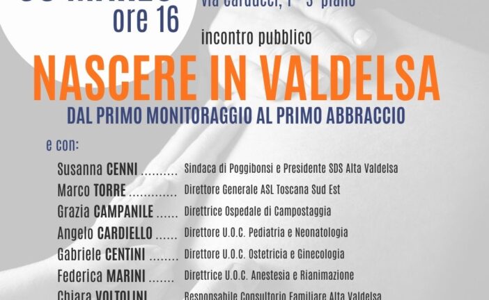 Ospedale, Consultorio, territorio: incontro pubblico sul Punto Nascita di Campostaggia