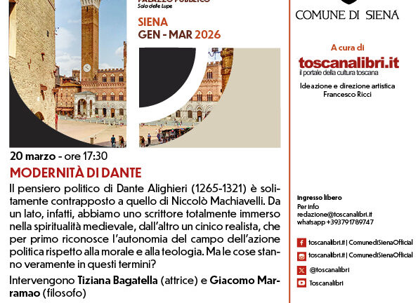Modernità di Dante. Se ne parla a I Venerdì di Siena