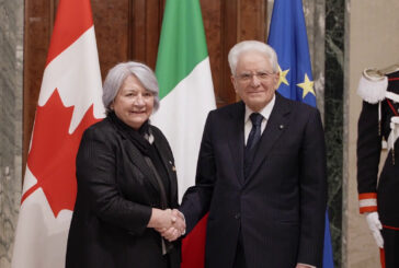Mattarella riceve la governatrice generale del Canada, "Rapporti eccellenti"