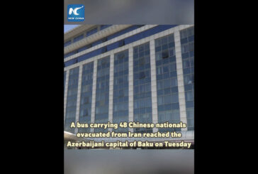Cina: cittadini evacuati dall'Iran arrivano in Azerbaigian