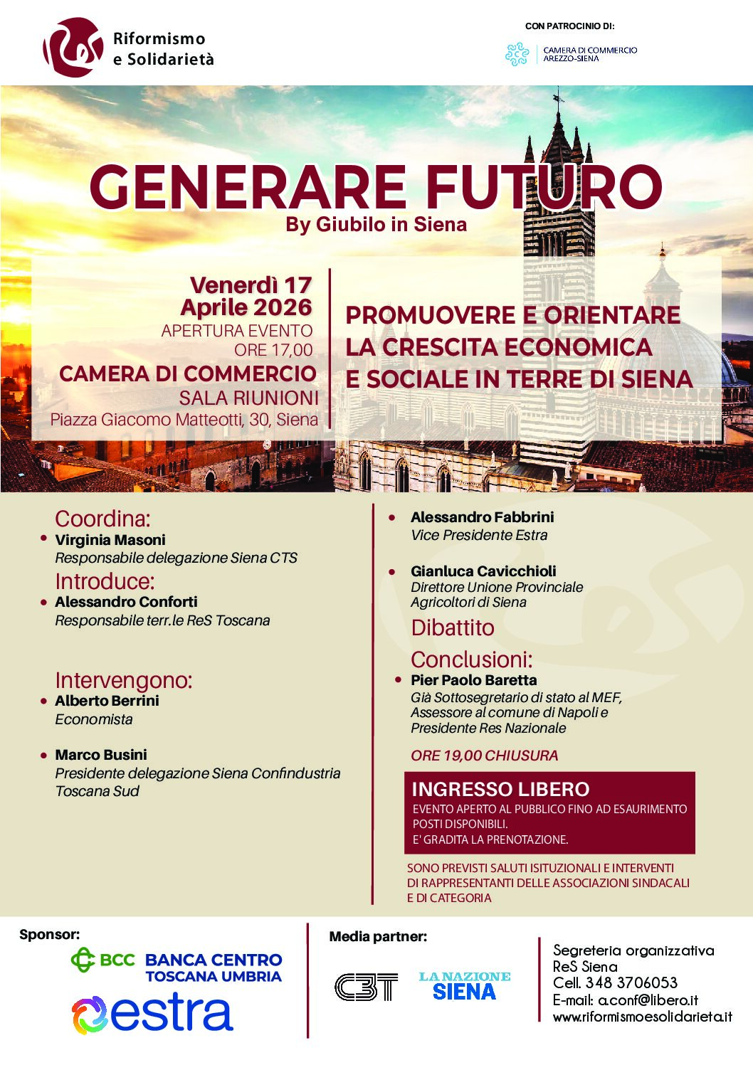 Generare futuro: a confronto per lo sviluppo delle Terre di Siena