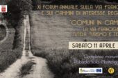 L’11 aprile convegno sulla Francigena e i cammini regionali