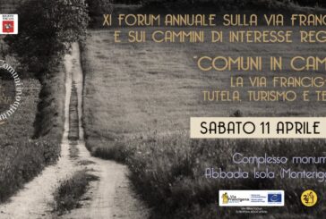 L’11 aprile convegno sulla Francigena e i cammini regionali