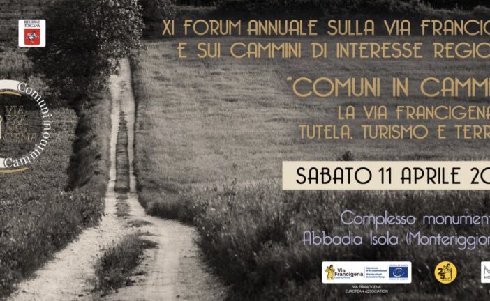 L’11 aprile convegno sulla Francigena e i cammini regionali