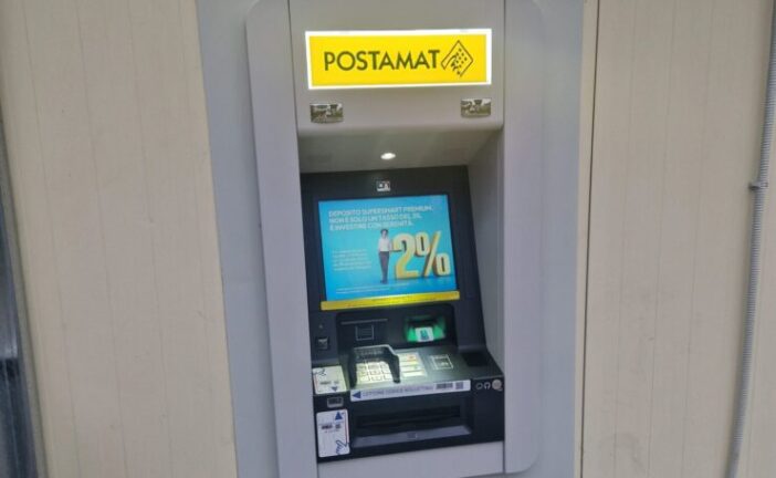 Poste: installati gli Atm Postamat di nuova generazione