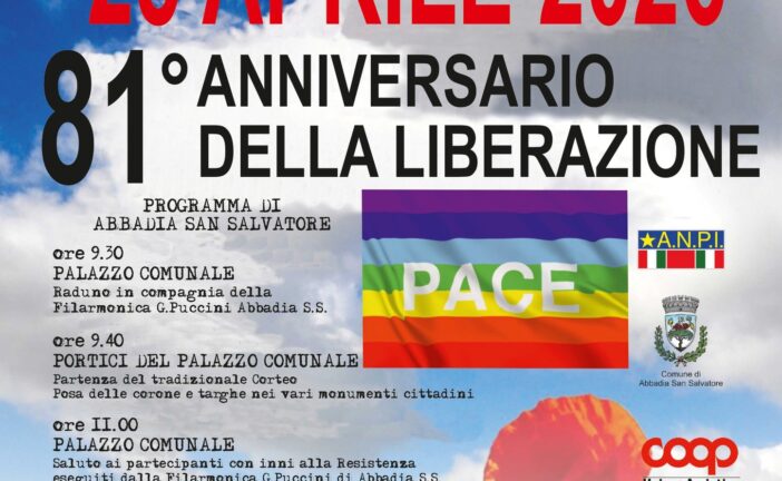 Celebrazioni del 25 aprile ad Abbadia San Salvatore