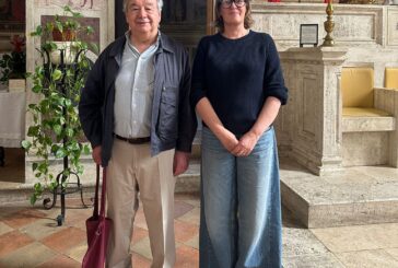 Antonio Guterres in visita privata a San Gimignano