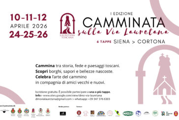 Camminata sulla Via Lauretana: al via la seconda tappa