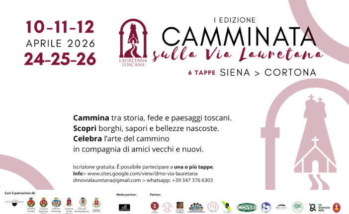 Camminata sulla Via Lauretana: al via la seconda tappa