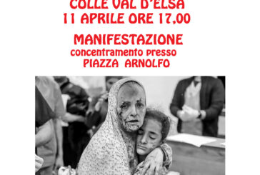 Manifestazione a Colle contro la guerra imperialista di Usa e Israele