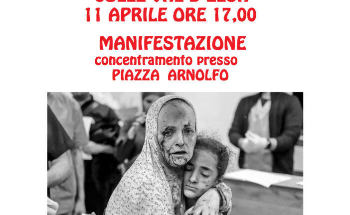 Manifestazione a Colle contro la guerra imperialista di Usa e Israele