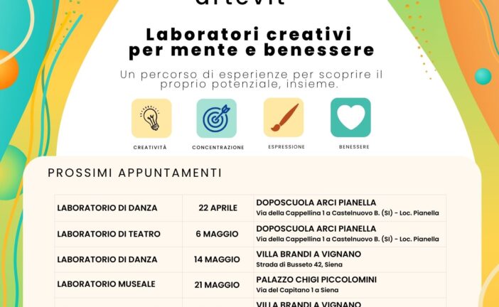 ARTEVIT: cultura e creatività come “energia” per il benessere dei più giovani