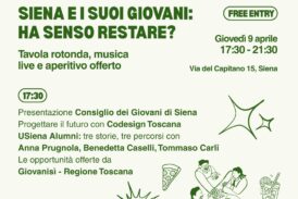 Il Consiglio dei Giovani invita a “Siena e i suoi giovani: ha senso restare?”