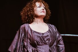 Al Politeama una serata a cena con Pellegrino e Gertrude Artusi