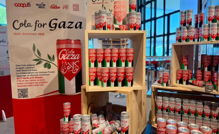 Gaza Cola arriva nei punti vendita Unicoop Firenze