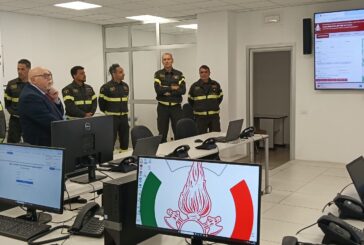 Il prefetto Romeo in visita al Comando Provinciale dei Vigili del Fuoco