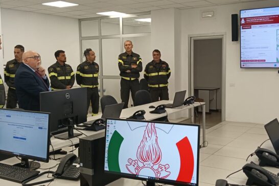 Il prefetto Romeo in visita al Comando Provinciale dei Vigili del Fuoco