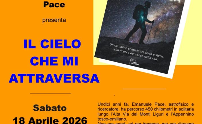 Il cielo che mi attraversa: Emanuele Pace a Contignano
