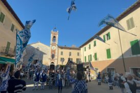 E’ Festa medievale in Val d’Orcia con Il Bianco e l’Azzurro