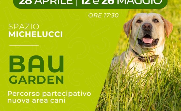 A Colle nasce la nuova area cani: il 28 aprile al via il percorso partecipativo “Bau Garden”
