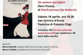 Pierfrancesco De Robertis racconta la storia di Anna Kuliscioff e Filippo Turati