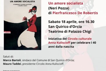Pierfrancesco De Robertis racconta la storia di Anna Kuliscioff e Filippo Turati